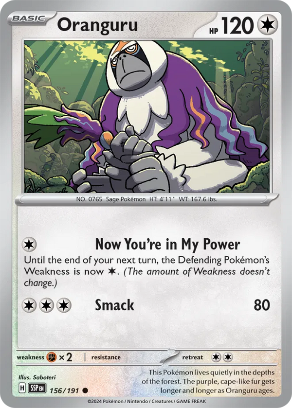 Oranguru (Surging Sparks) 156/191