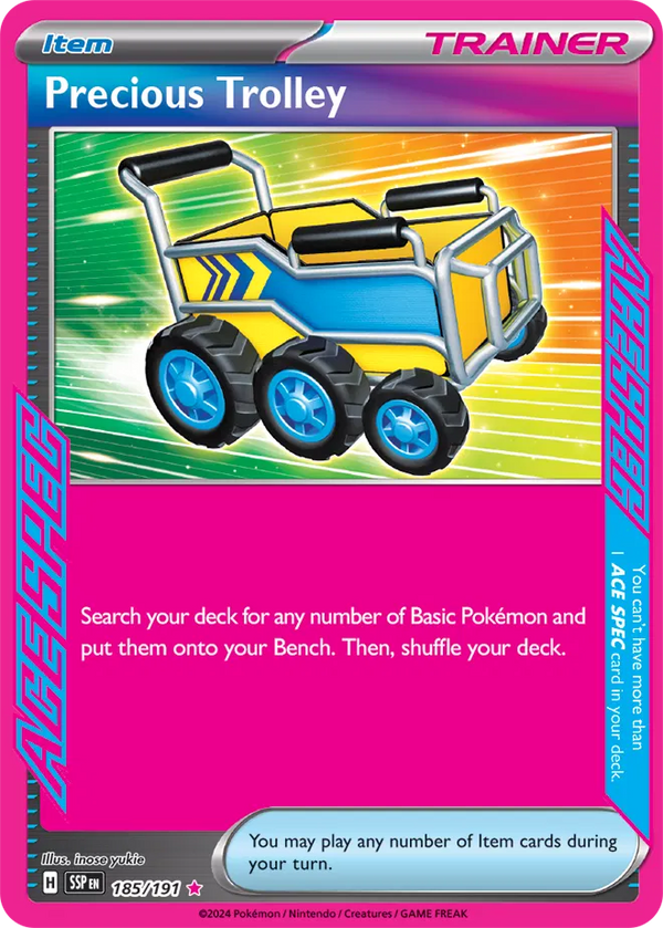 Precious Trolley (Surging Sparks) 185/191 Holofoil