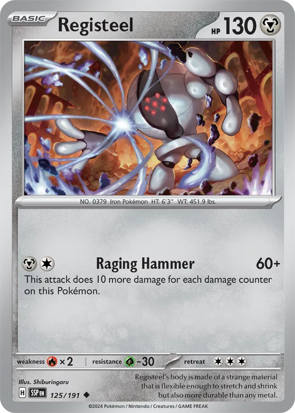 Registeel (Surging Sparks) 125/191