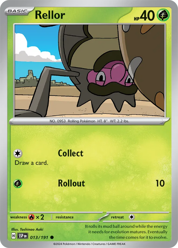 Rellor (Surging Sparks) 013/191 Reverse Holofoil