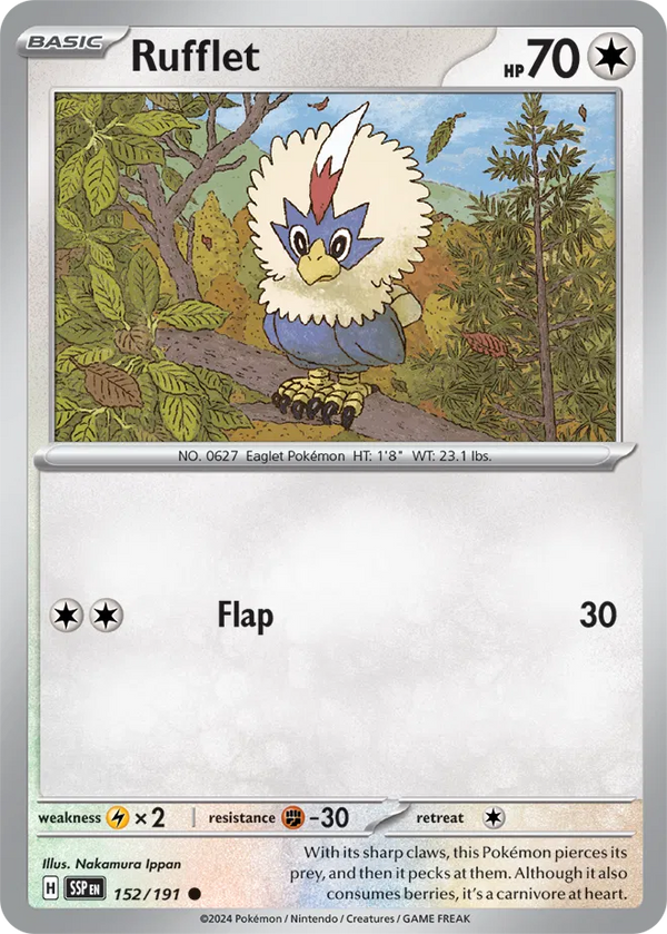 Rufflet (Surging Sparks) 152/191