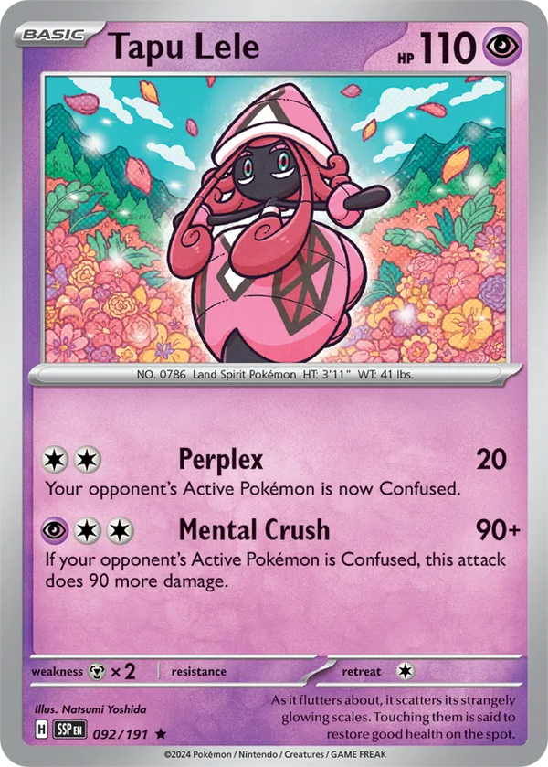 Tapu Lele (Surging Sparks) 092/191 Holofoil