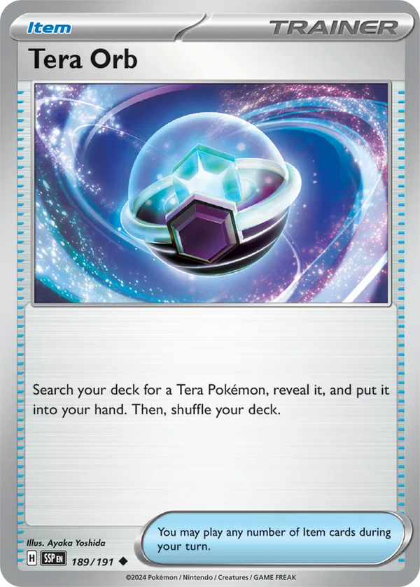 Tera Orb (Surging Sparks) 189/191 Reverse Holofoil