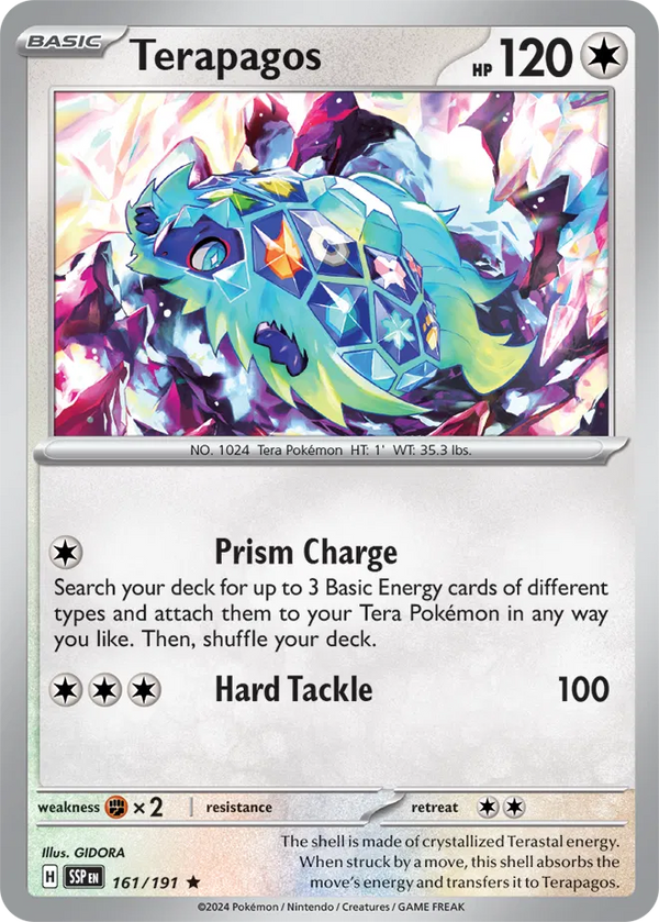 Terapagos (Surging Sparks) 161/191 Holofoil