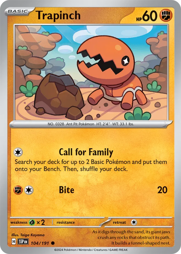 Trapinch (Surging Sparks) 104/191