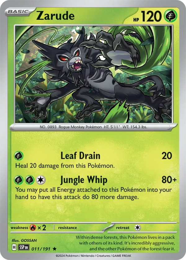 Zarude (Surging Sparks) 011/191 Holofoil