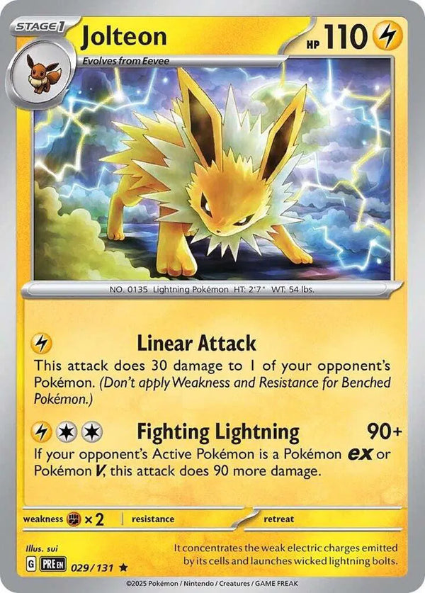 Jolteon (Prismatic Evolutions) 029/131 Holofoil