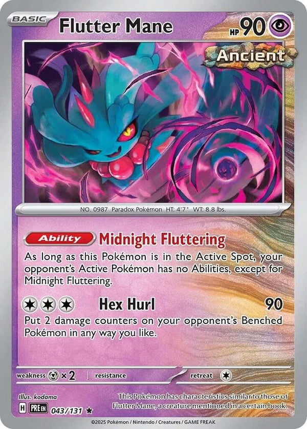 Flutter Mane (Prismatic Evolutions) 043/131 Holofoil