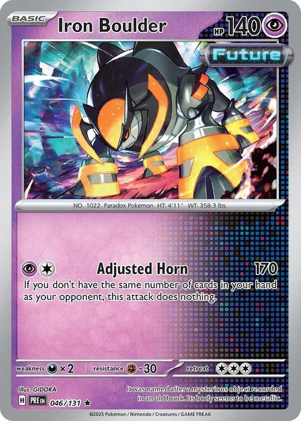 Iron Boulder (Prismatic Evolutions) 046/131 Holofoil