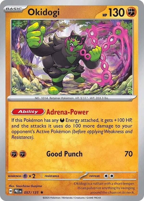 Okidogi (Prismatic Evolutions) 057/131 Holofoil