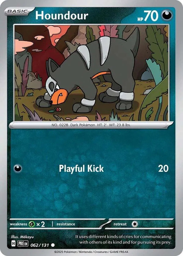 Houndour (Prismatic Evolutions) 062/131 Reverse Holofoil