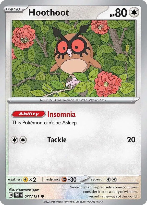 Hoothoot (Prismatic Evolutions) 077/131