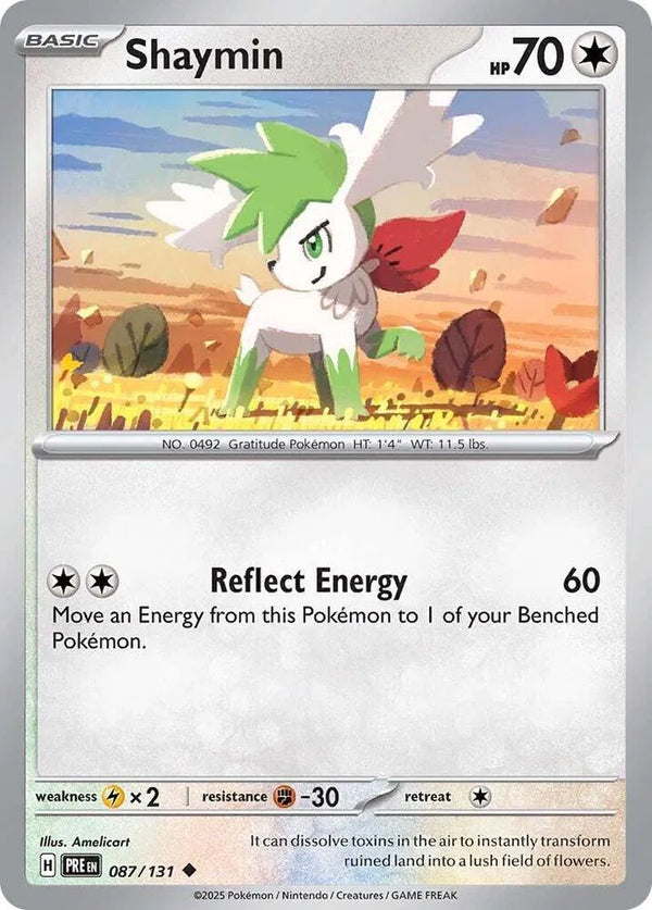 Shaymin (Prismatic Evolutions) 087/131 Reverse Holofoil