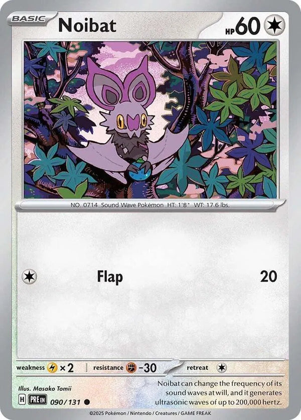 Noibat (Prismatic Evolutions) 090/131 Reverse Holofoil
