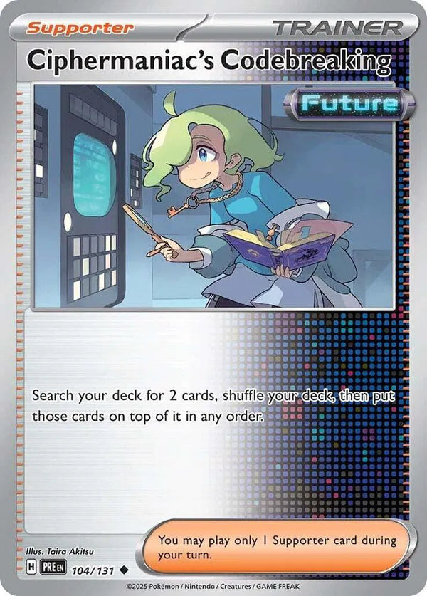 Ciphermaniac's Codebreaking (Prismatic Evolutions) 104/131 Reverse Holofoil