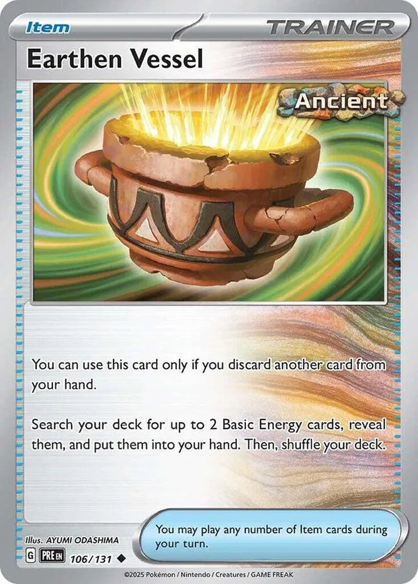 Earthen Vessel (Prismatic Evolutions) 106/131 Reverse Holofoil
