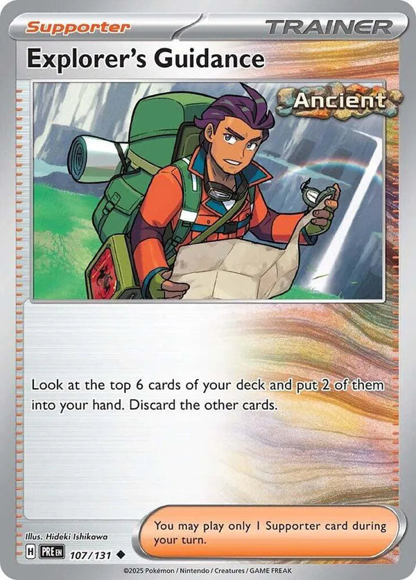 Explorer's Guidance (Prismatic Evolutions) 107/131 Reverse Holofoil