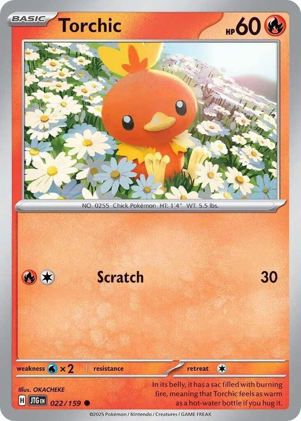 Torchic (Journey Together) 022/159 Reverse Holofoil