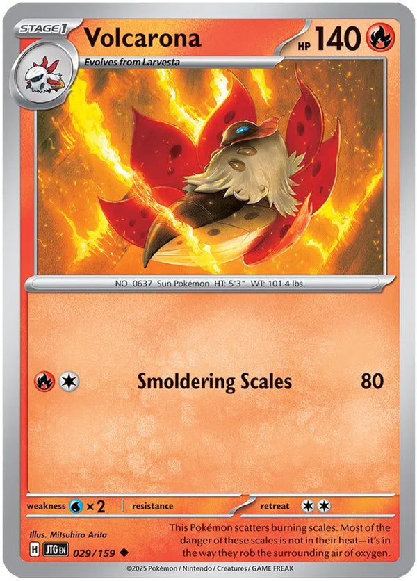 Volcarona (Journey Together) 029/159 Reverse Holofoil