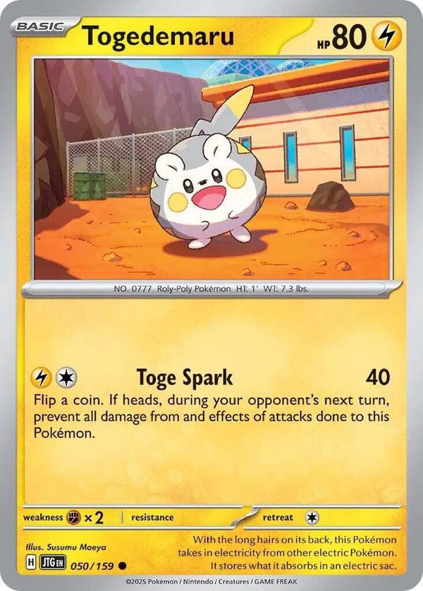 Togedemaru (Journey Together) 050/159 Reverse Holofoil