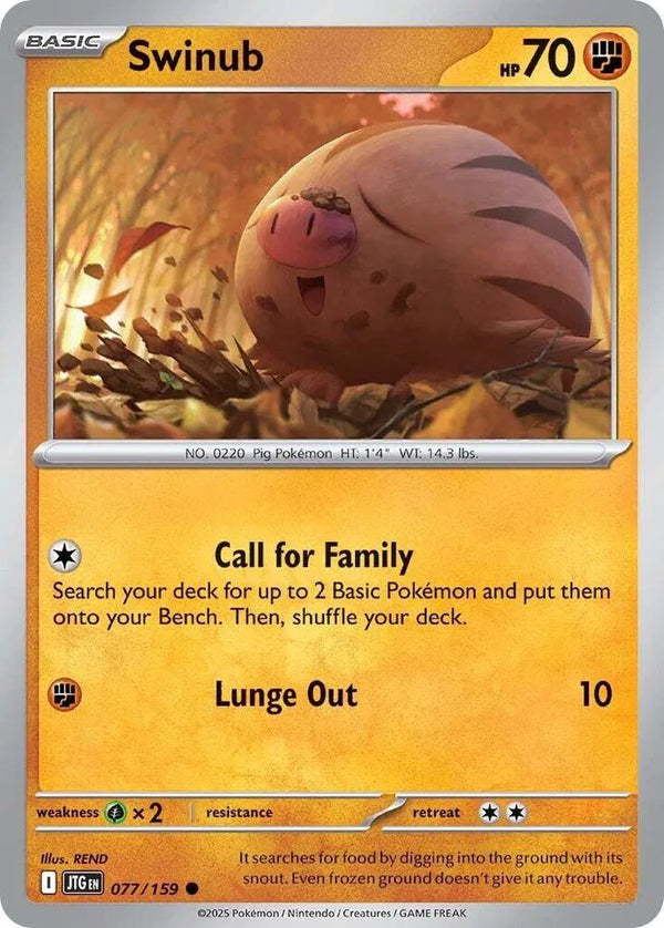 Swinub (Journey Together) 077/159