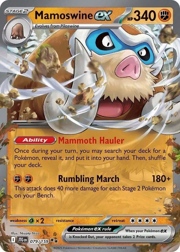 Mamoswine ex (Journey Together) 079/159 Holofoil