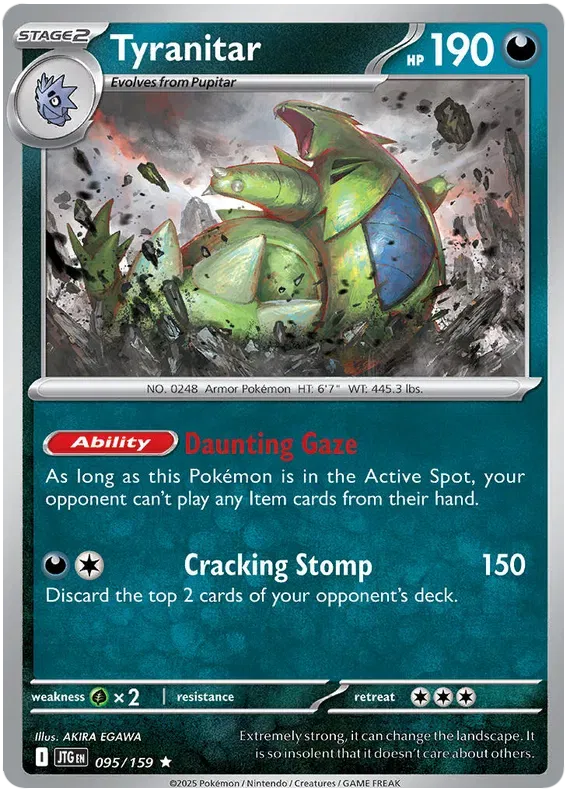 Tyranitar (Journey Together) 095/159 Holofoil