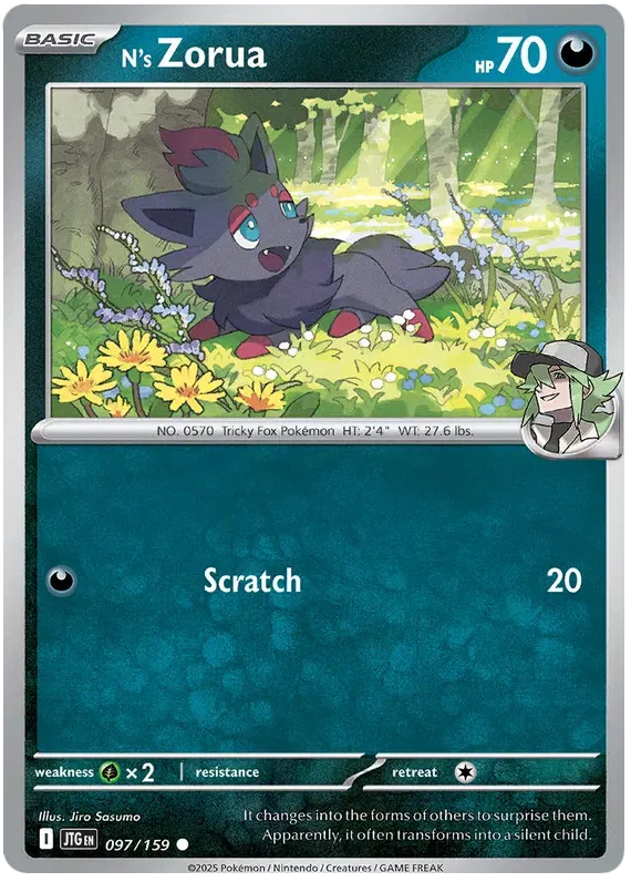 N's Zorua (Journey Together) 097/159