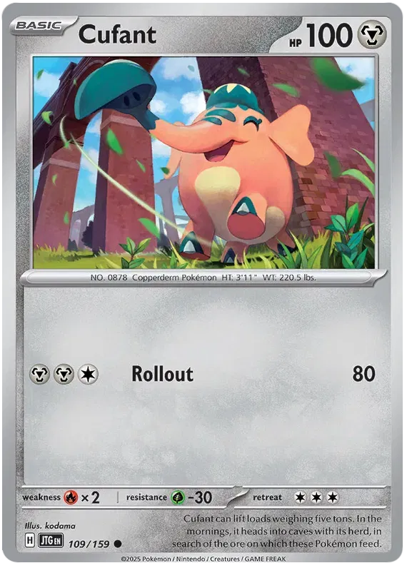 Cufant (Journey Together) 109/159 Reverse Holofoil
