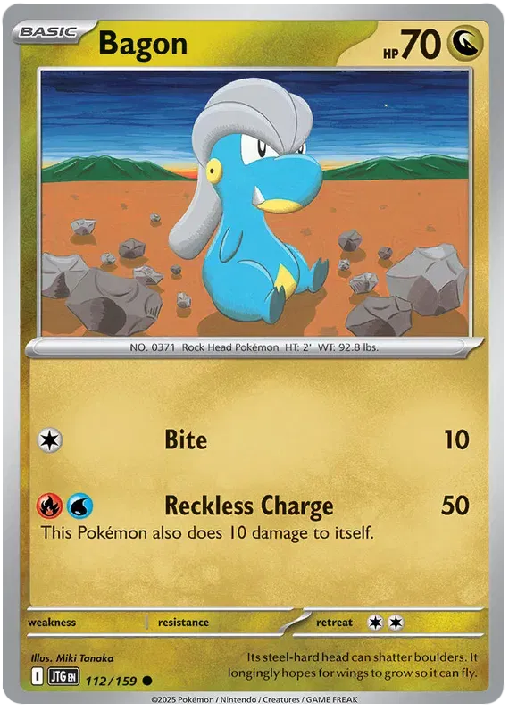 Bagon (Journey Together) 112/159 Reverse Holofoil