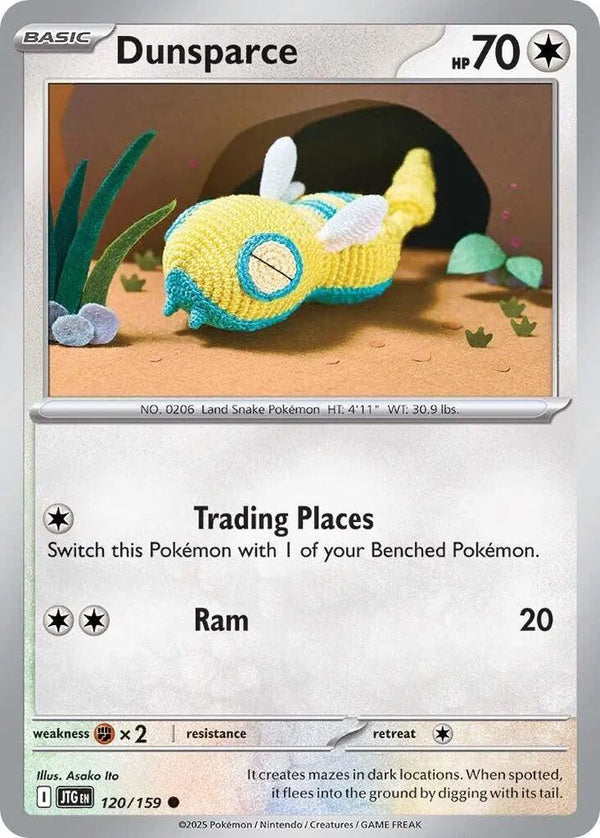 Dunsparce (Journey Together) 120/159 Reverse Holofoil