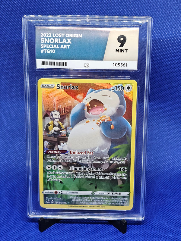 Snorlax | ACE 9 Graded | TG10/TG30 | Lost Origin