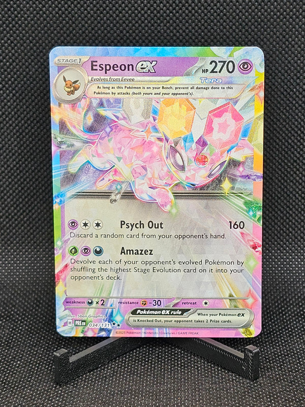 Espeon ex | Prismatic Evolution | 034/131 | Double Rare