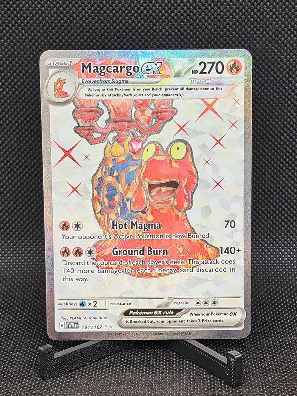 Magcargo ex | Twilight Masquerade | 191/167 | Ultra Rare